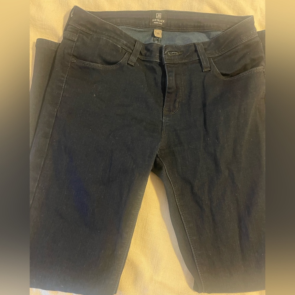 Just Black Skinny Jeans size 28